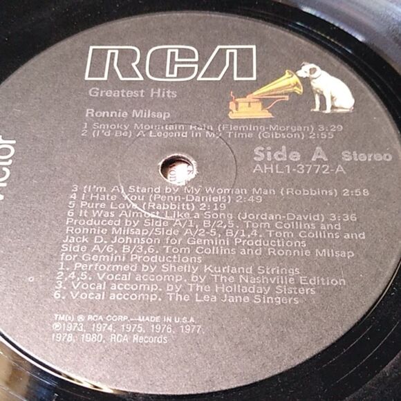 Ronnie Milsap Greatest Hits Vinyl Record - Picture 10 of 12